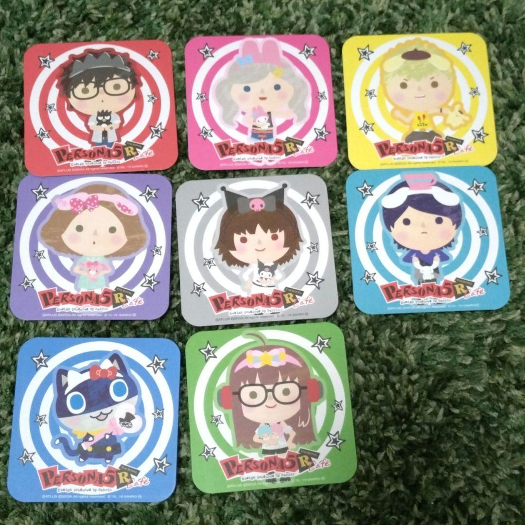 ペルソナ5サンリオカフェ紙製コースター