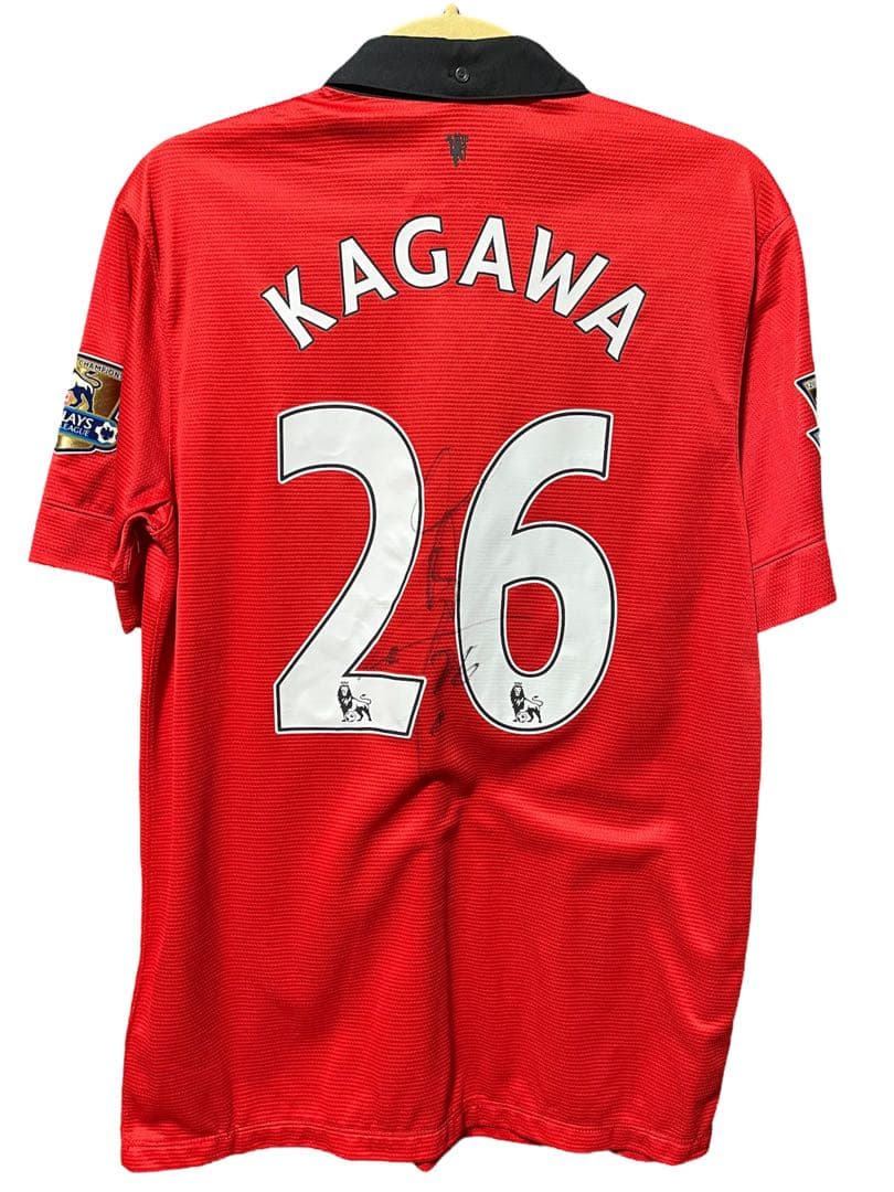 サッカー　マンチェスター　ユナイテッド　香川真司　ユニフォーム　直筆サイン入り