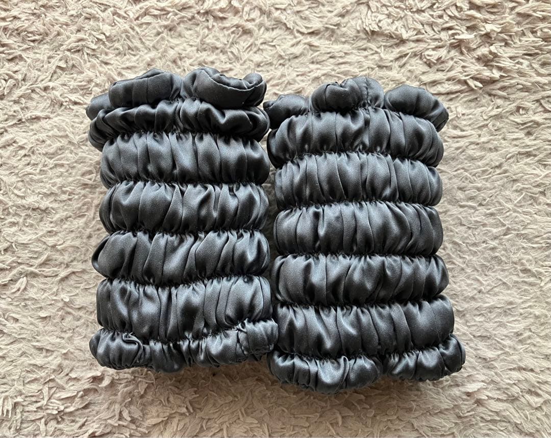 IONDOCTOR シルク レッグウォーマー　グレー