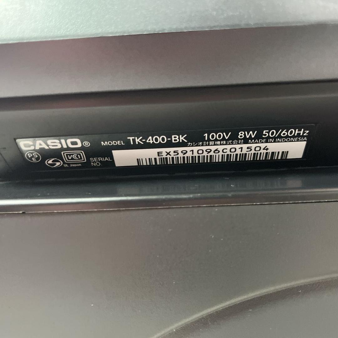 カシオ CASIO レジスター 4部門 飲食店向け 小型 ドロア TK-400