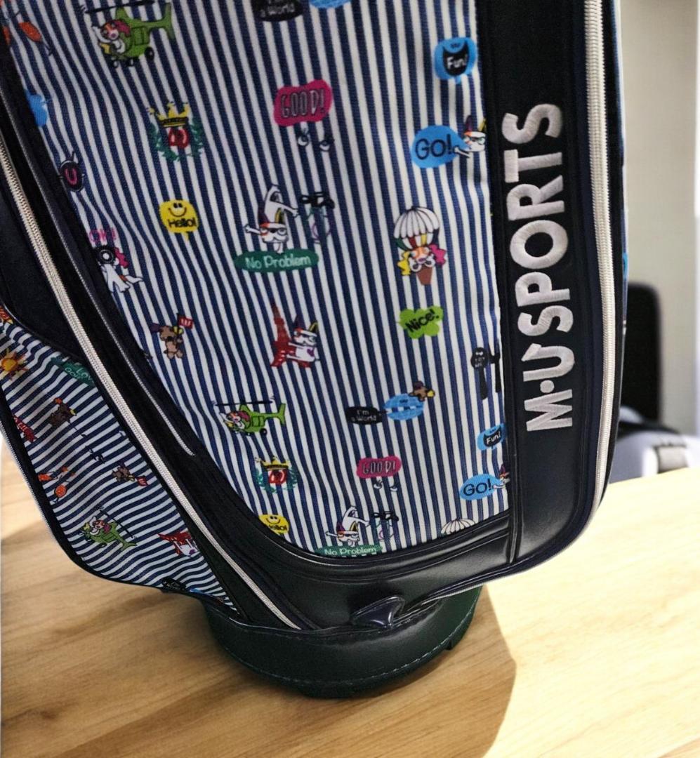 softyama送料無料/美品　M-U SPORTS ゴルフバッグ
