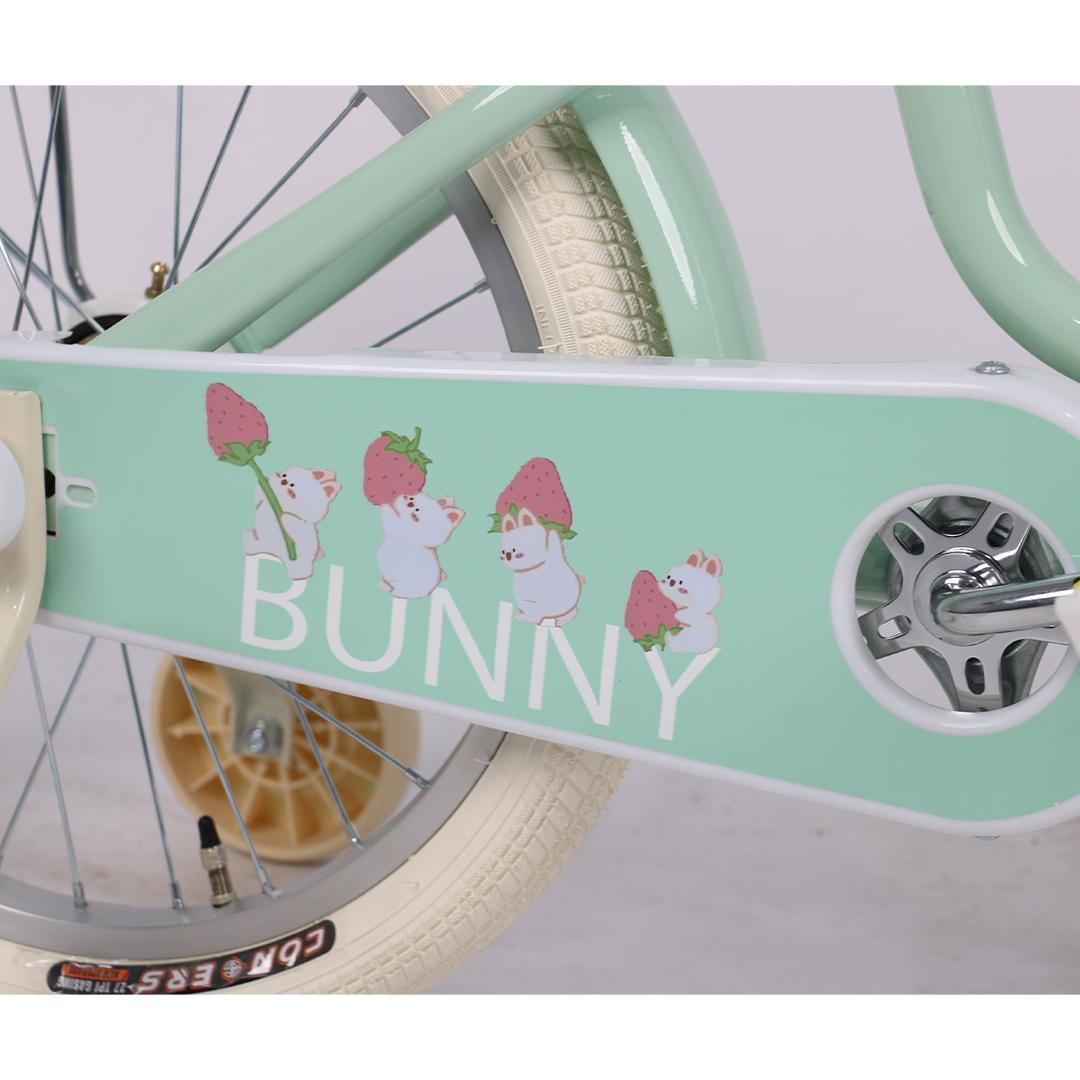 【値下げ中】子供用自転車 BUNNYデザイン 18インチ GREEN