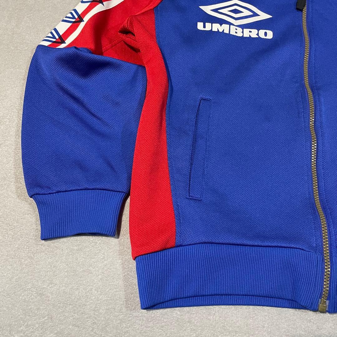 【90s】UMBROトラックセットアップ M 青赤白/アンブロ/ジャージ