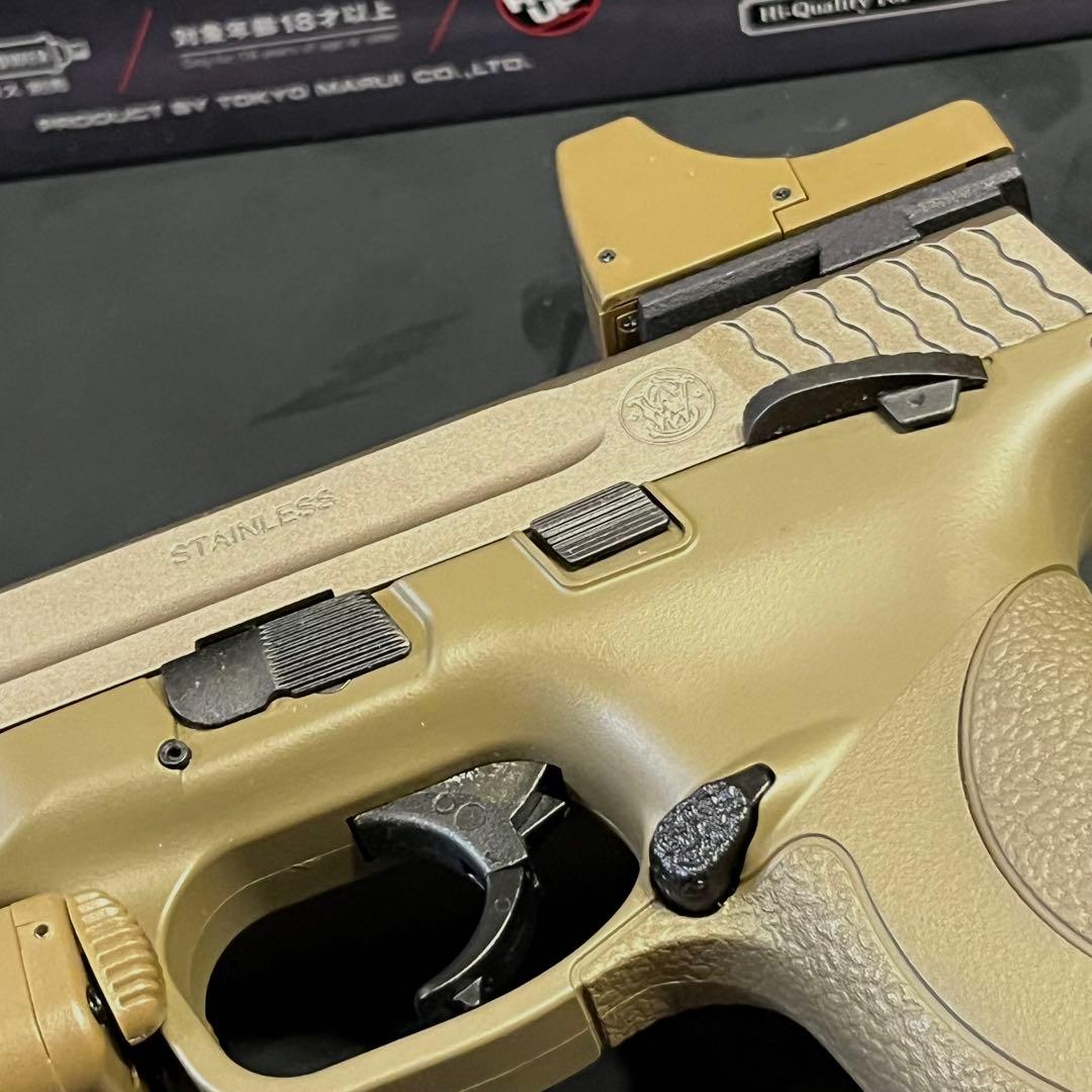 東京マルイ M&P9 Vカスタム ガスブローバック　美品