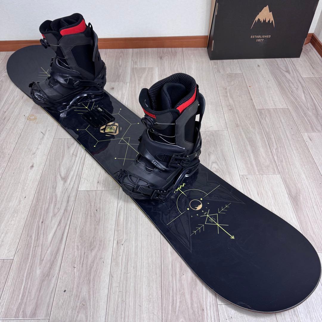 SALOMON SIGHT 158cm スノーボード RIDE27.5cm