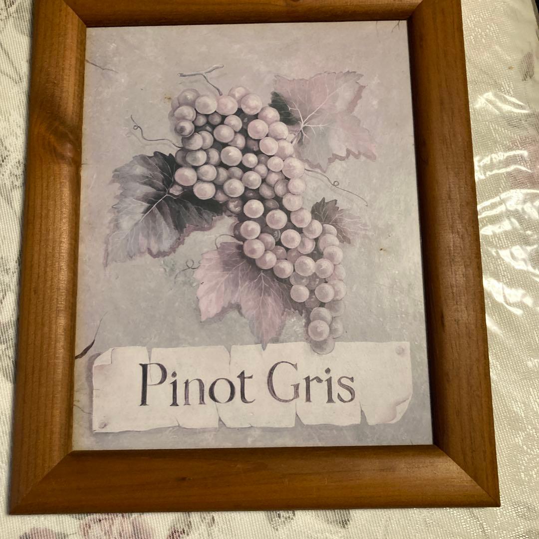 ワイン用ブドウの絵画セット6￼点セット