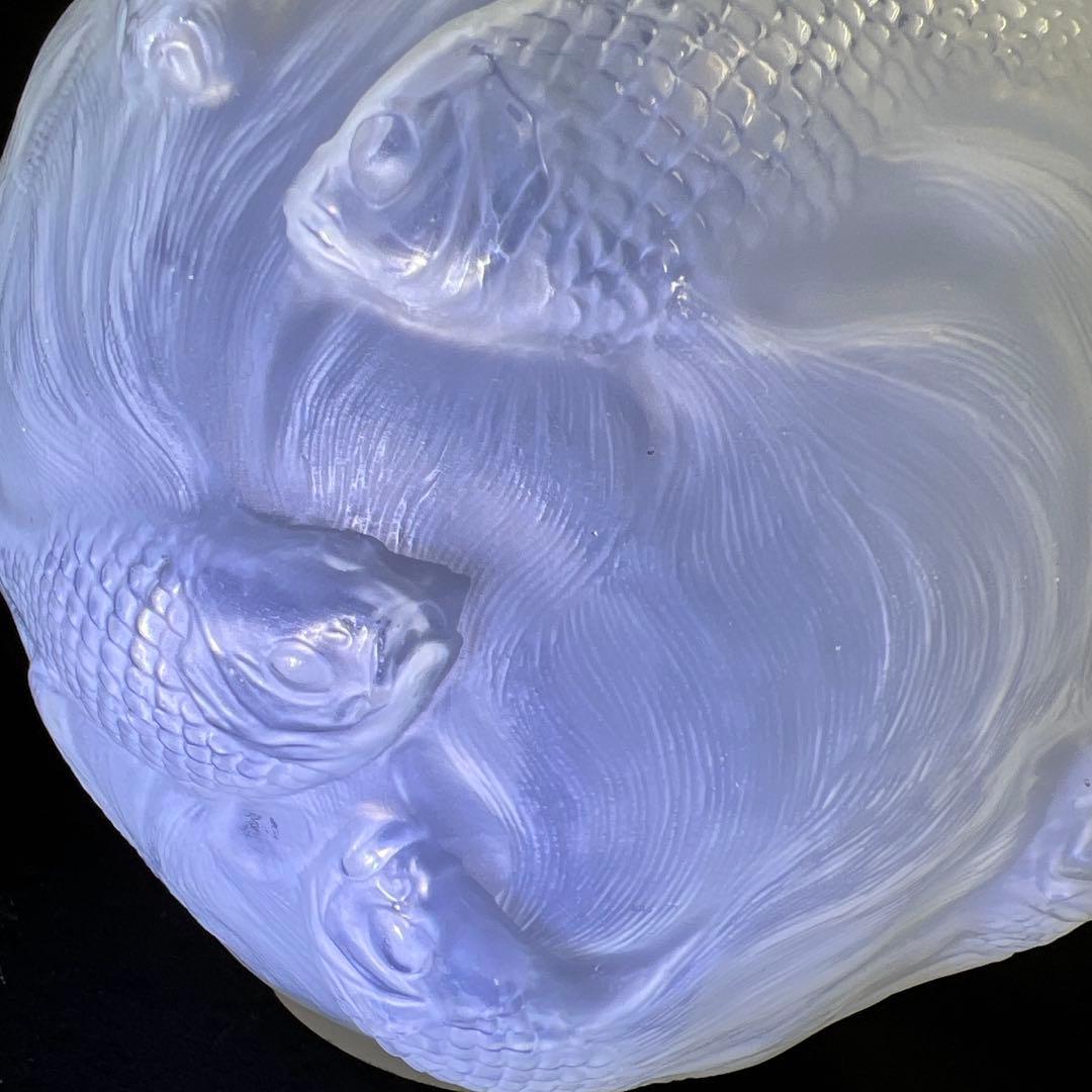 専用1920年頃　ルネ・ラリックFORMOSEウランガラス花瓶　高さ約17.5㎝