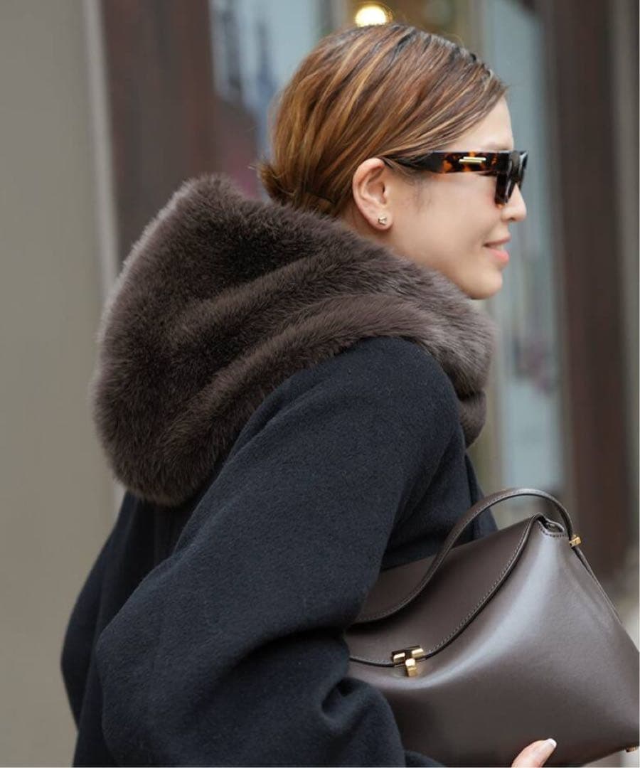 ドゥーズィエムクラス【CELERI/セルリ】FUR BALACLAVA 美品