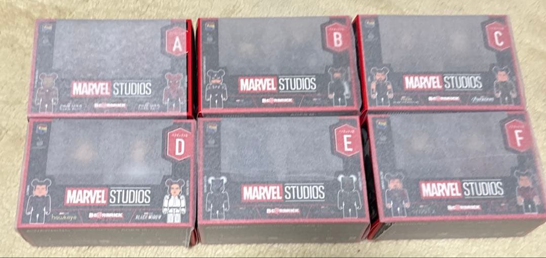 ペアボックス賞 HappyくじBE@RBRICK ベアブリック MARVEL