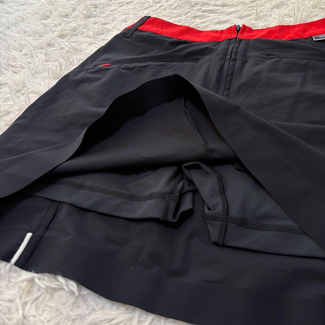 最新作 マークアンドロナ スカート ナイロン ストレッチ ブラック ゴルフウェア