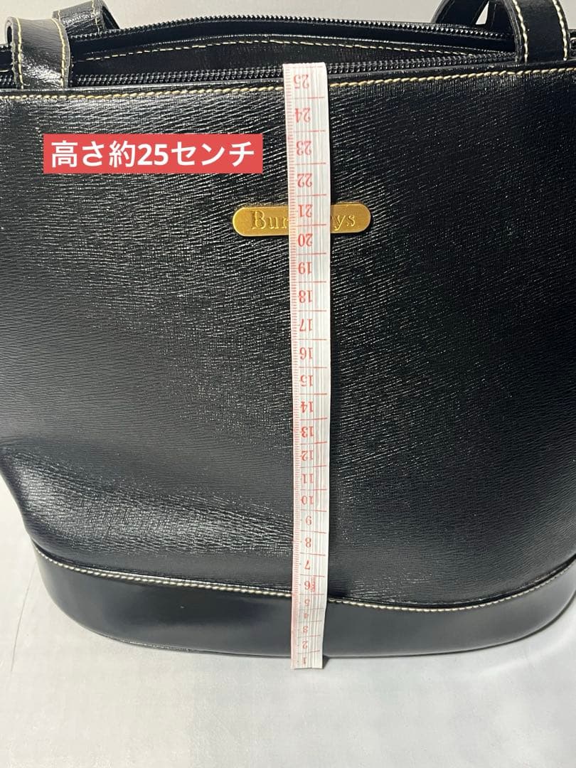 Burberry バーバリー　アンティーク　ブラック トートバッグ
