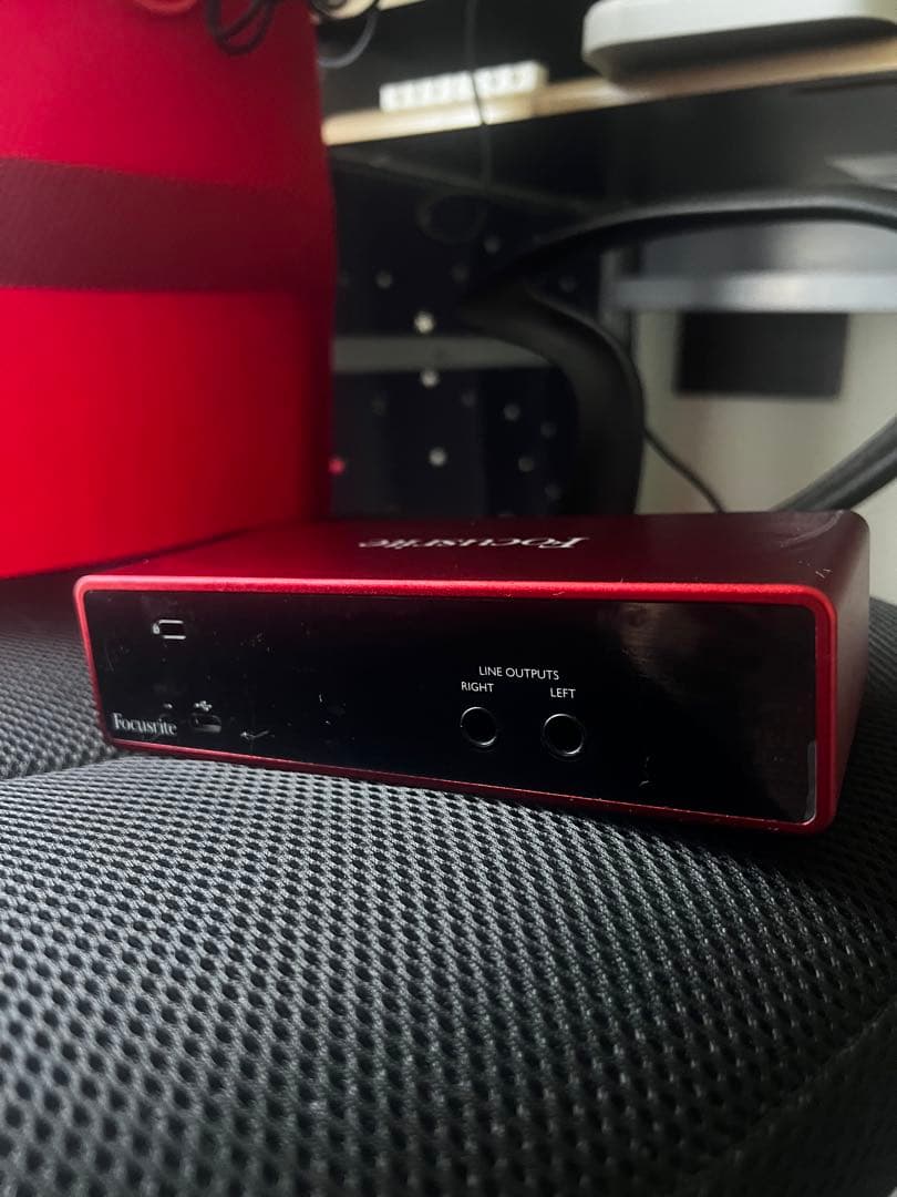 ヘッドフォン・マイク・Focusriteオーディオインターフェースセット