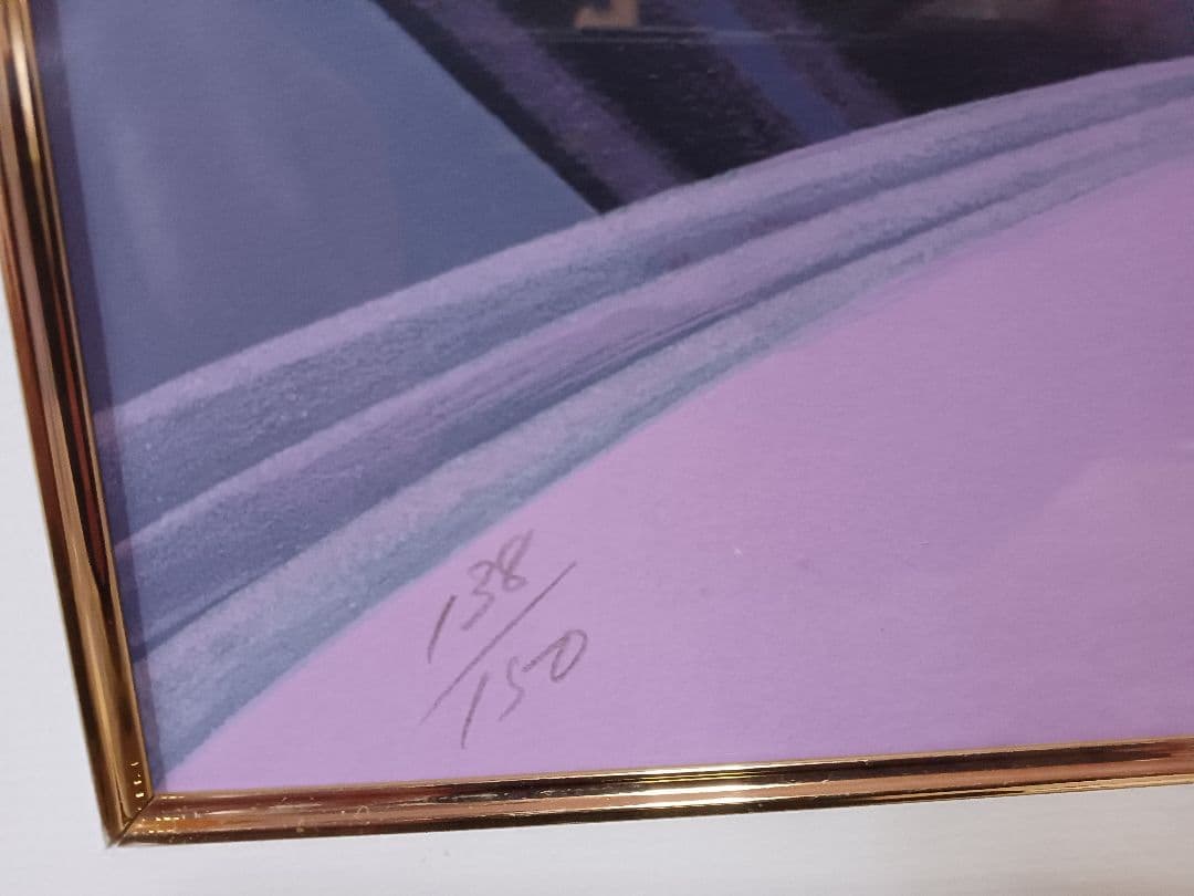 鶴田一郎 「艶鏡」　P20号　 版画　138/150