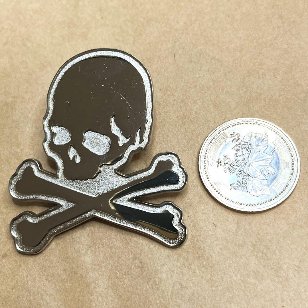 マスターマインド　ジャパン　ドクロ　骸骨　ヴィンテージ　メタルバッジ