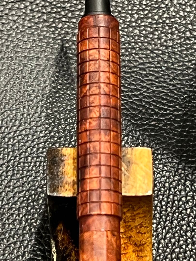 aikok　orenznero 0.3mm 本花梨瘤12角軸/グリップ格子