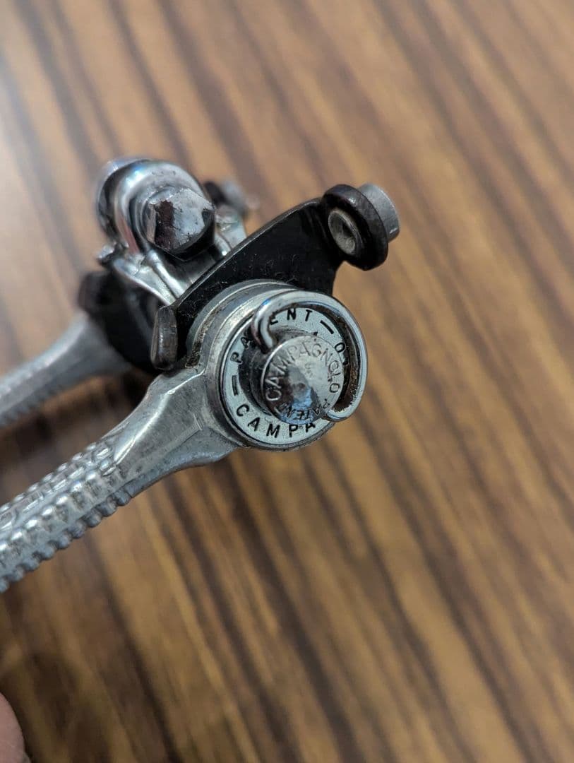 ビンテージ カンパニョーロ レコード Wレバー 鉄レコ record