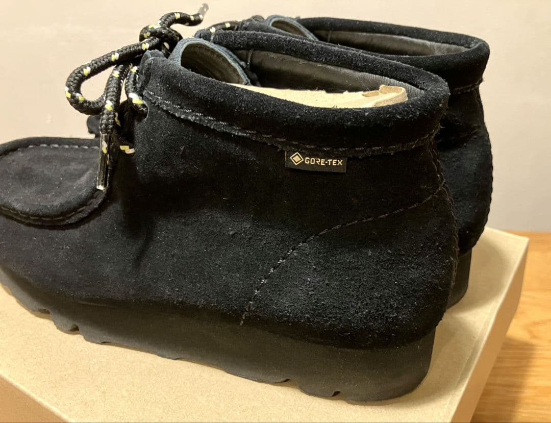 【極美品】CLARKS WallabeeBT.GTX 黒 UK5 ワラビー