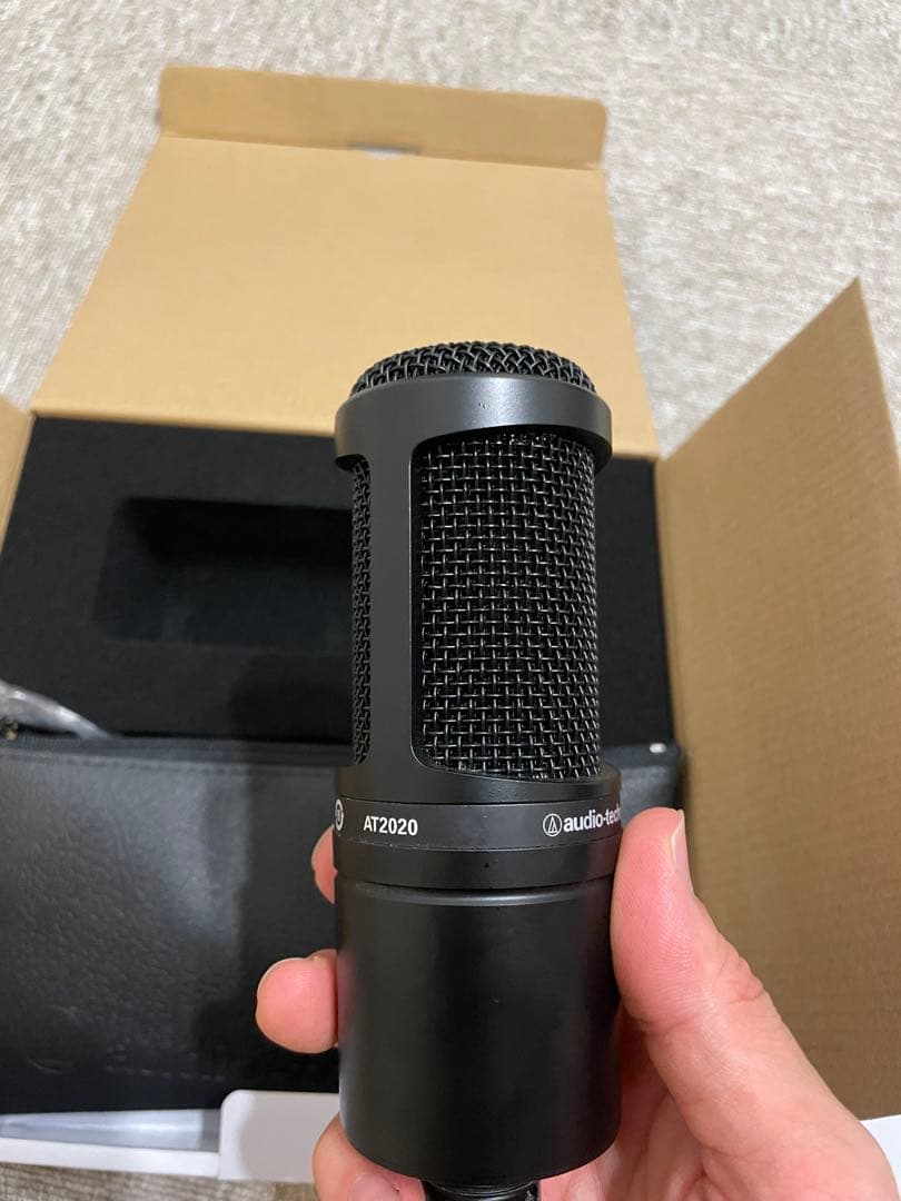 【美品】Audio Technica at2020コンデンサーマイク　値下げ可