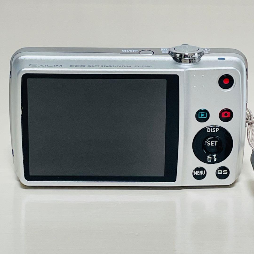 CASIO カシオ EX-Z550 コンパクトデジタルカメラ シルバー
