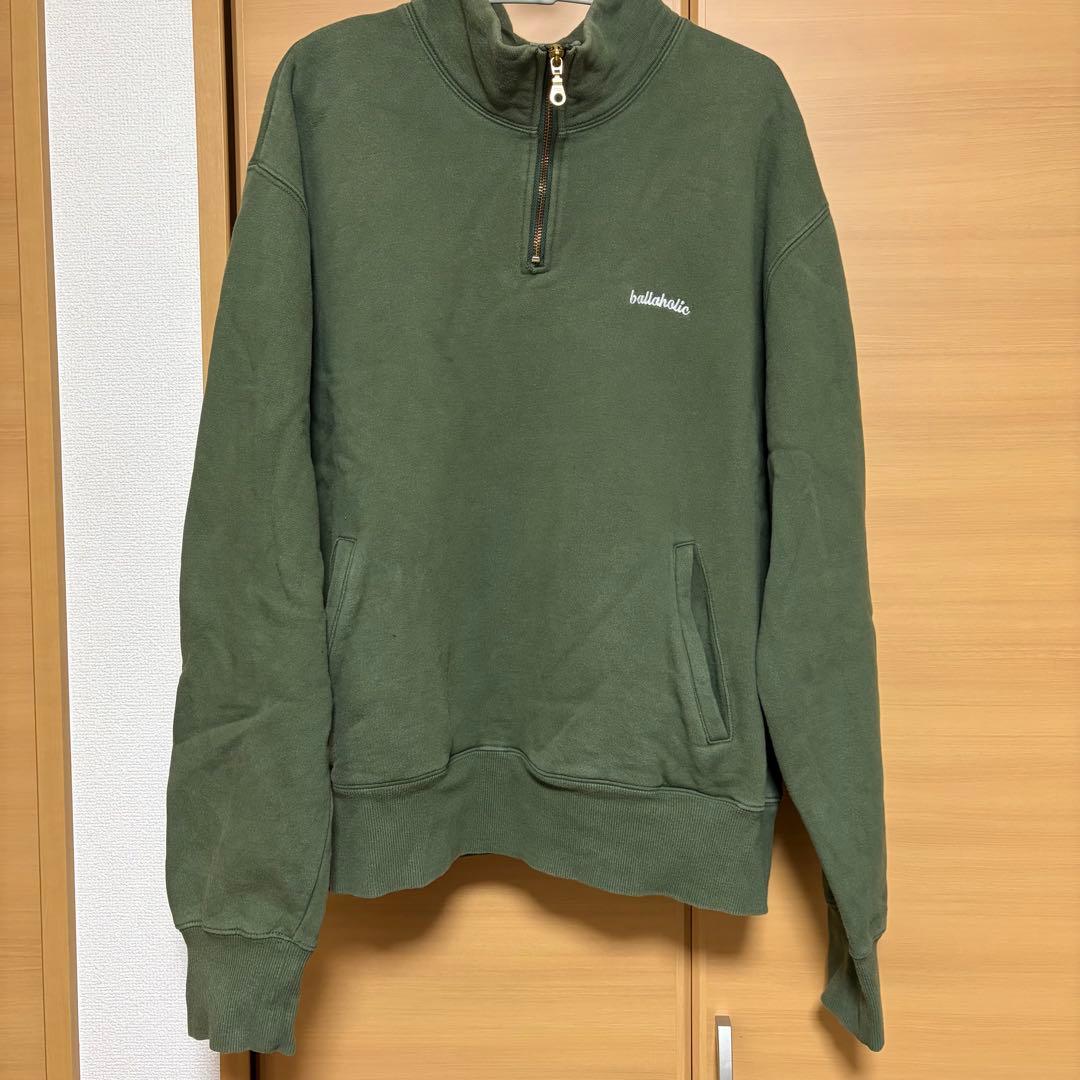 ballaholic スウェットフーディー　パンツ　ハーフジップ