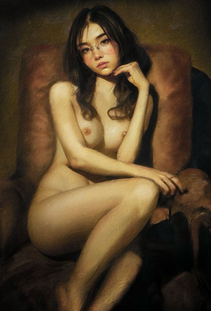 【最高傑作・裸婦画・美しい女性の絵画・絵画】華やかな女性をモデルにしたアート作品