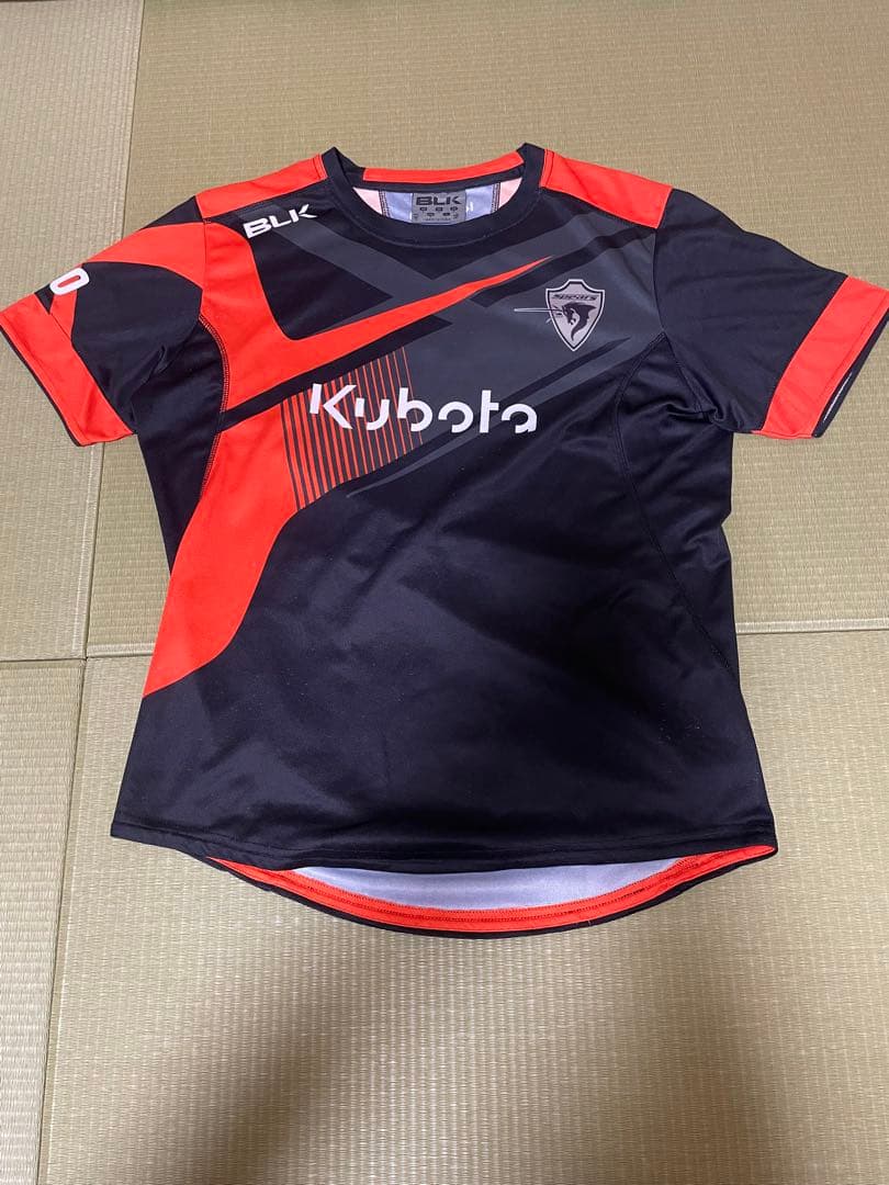 【非売品】 クボタスピアーズ Tシャツ Mサイズ BLK ラグビー 支給品