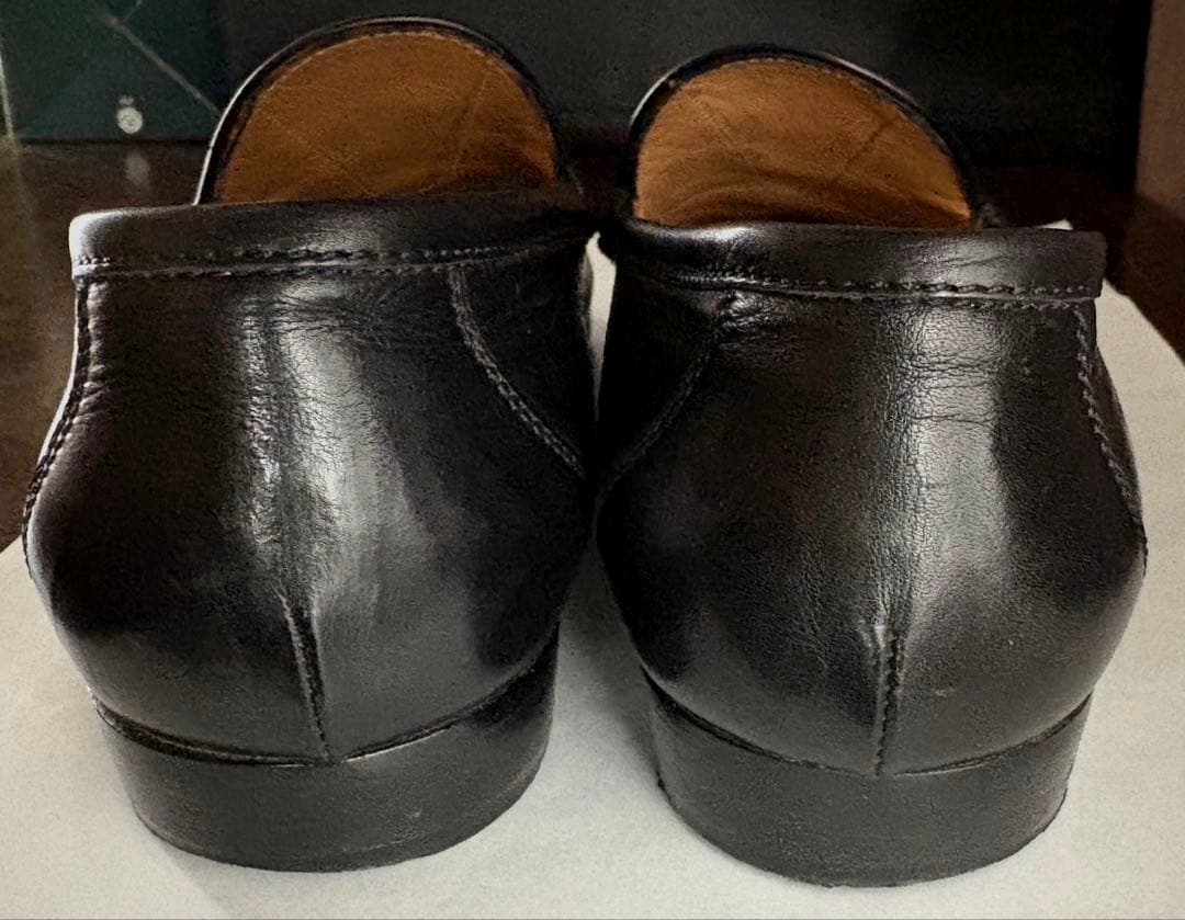 HERMES ローファー エルメス コンスタンス Ｈロゴ金具 カーフレザー