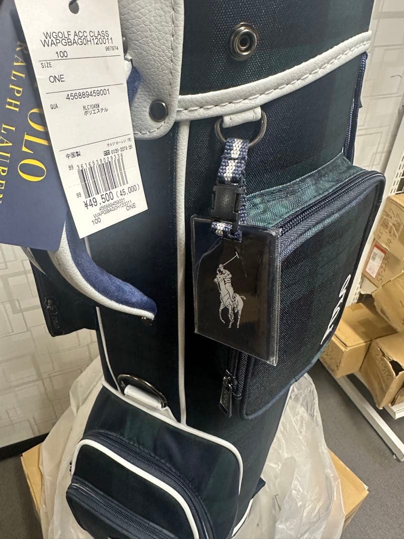 POLO RALPH LAUREN ゴルフバッグ ダークグリーン