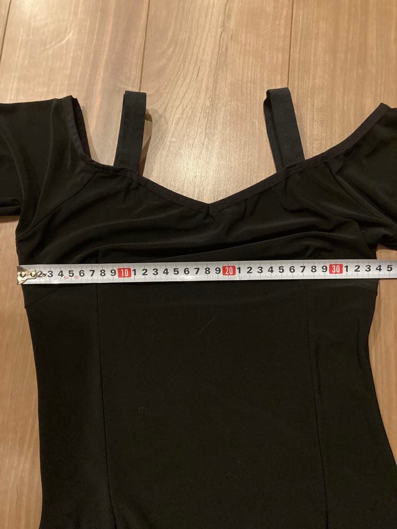 社交ダンス セパレート ドレス ブラック Mサイズ