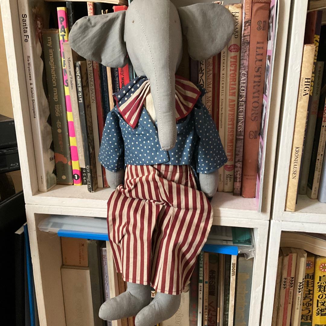 ビンテージぬいぐるみ像