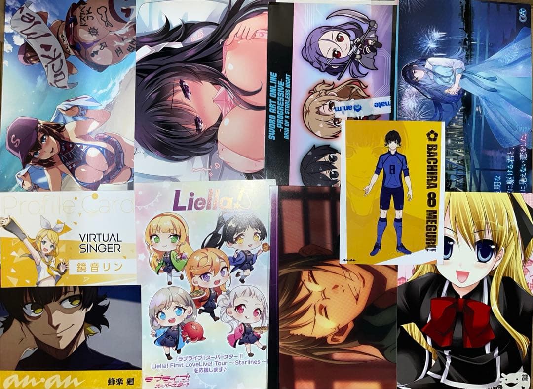 アニメグッズ ノンジャンル 紙類 薄物 7キロ以上 大量 まとめ売り トレカ無し