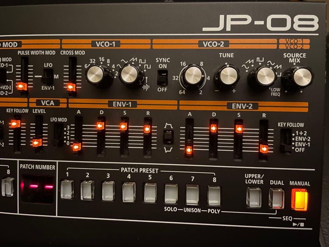 Roland Boutique JP-08 中古+DK-01/Jupiter-8