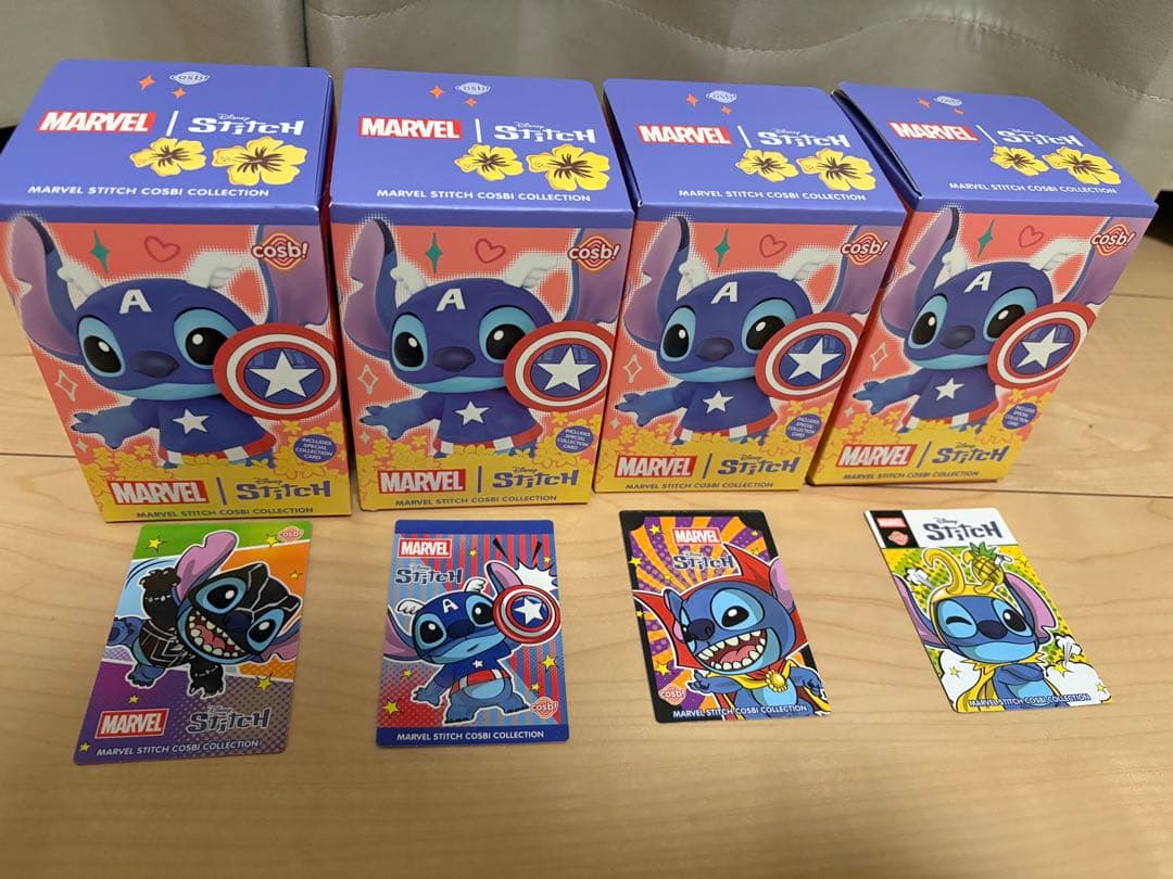 cosb! スティッチ MARVEL 4点セット