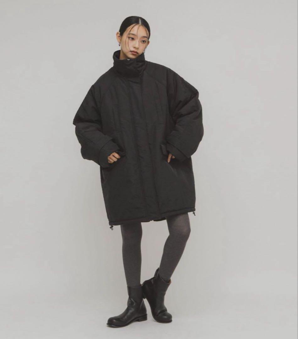 KBF モンスターパテッドミドルコート ブラック BLK