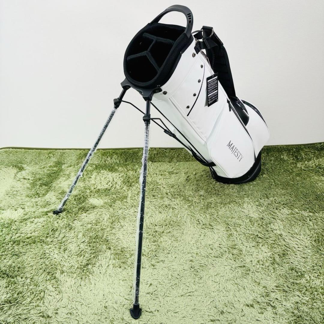 MAJESTY マジェスティ マルマン 新品キャディバッグ ホワイト 大人気