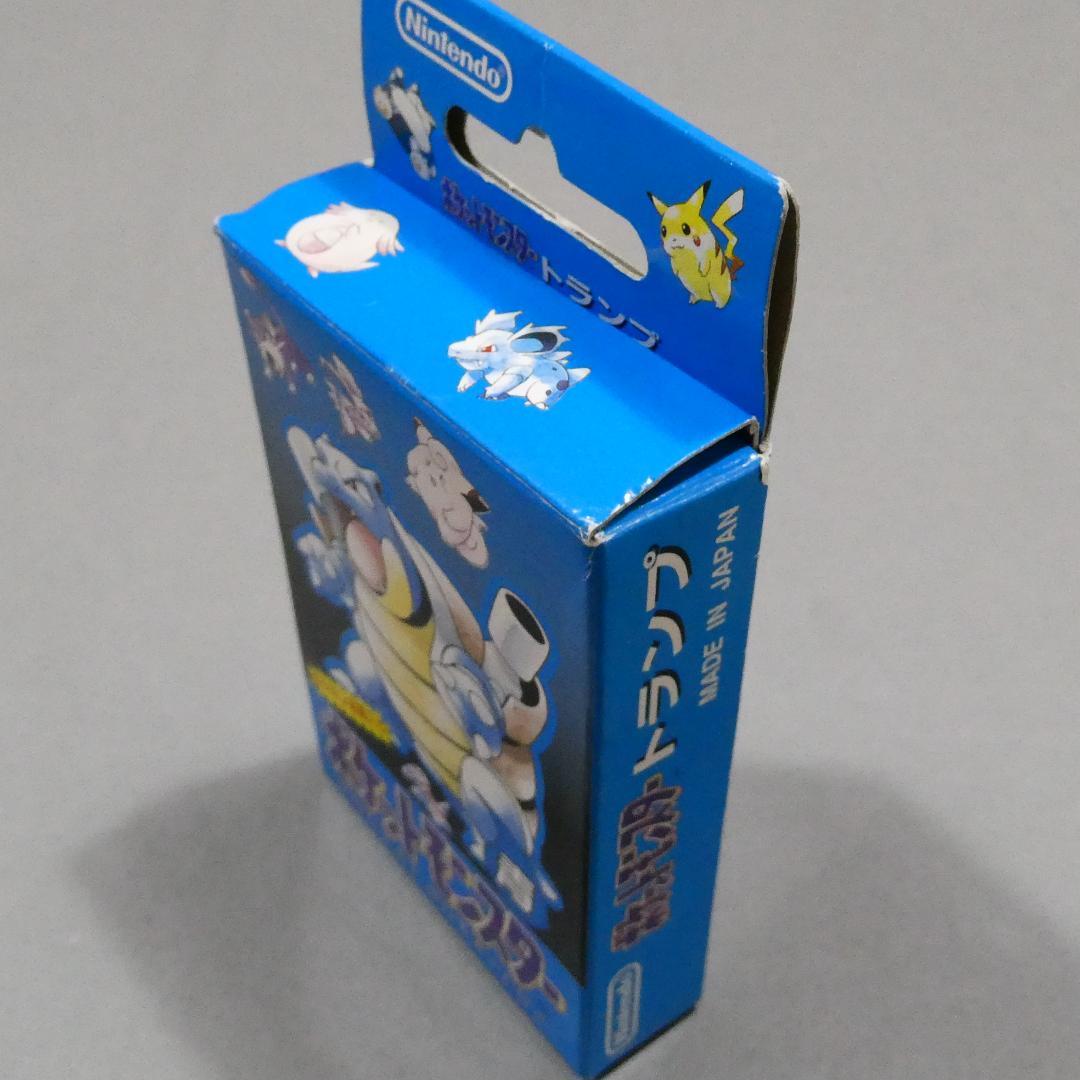 ポケットモンスター トランプ（青）初代◆54枚揃＋遊び方説明書 ポケモン名簿付き
