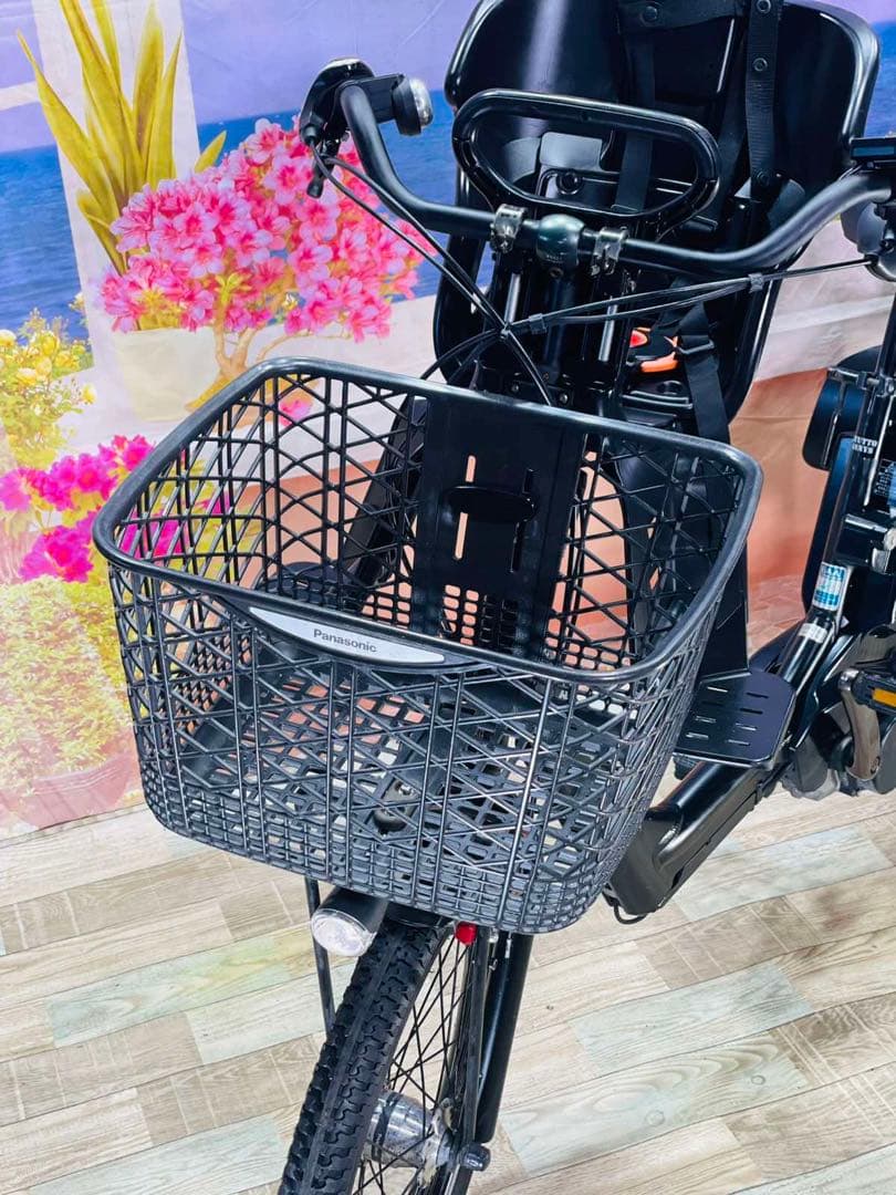ギュットアニーズ⭐️17.6AH変更　パナソニック子供乗せ電動自転車Y3133