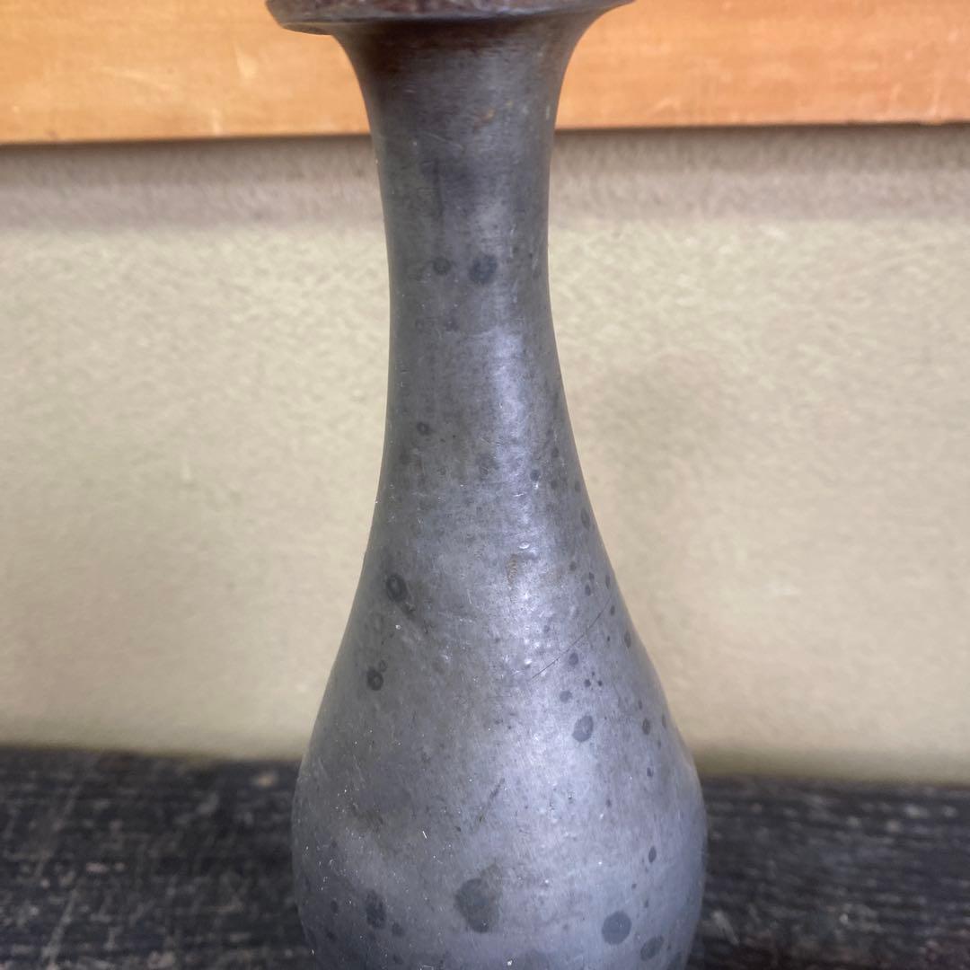 錫製　徳利21cm8.5cm