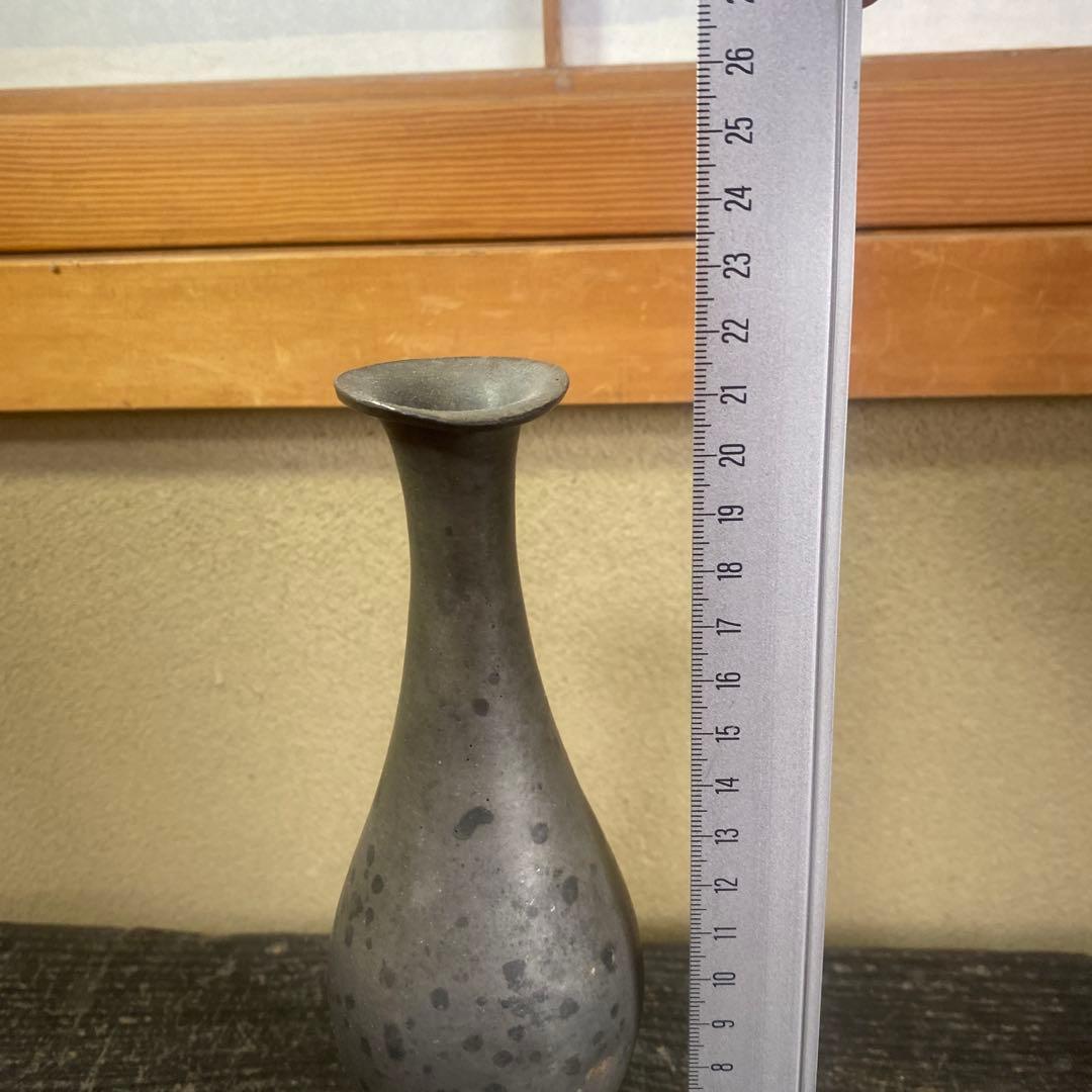 錫製　徳利21cm8.5cm