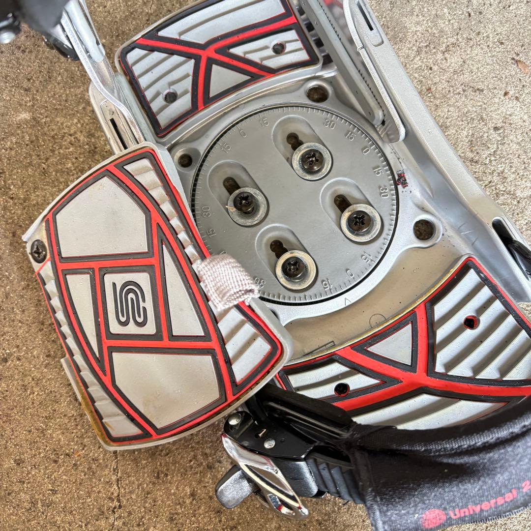 CSB スノーボード ビンディング ユニバーサル2WAYシステム M シルバー