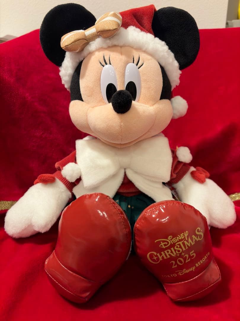 ミニー ぬいぐるみ　クリスマス　ミニーちゃん