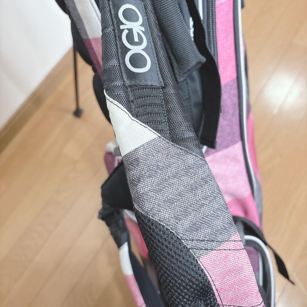K414 OGO FEATHERLITE LUXE スタンドキャディバッグ 軽量