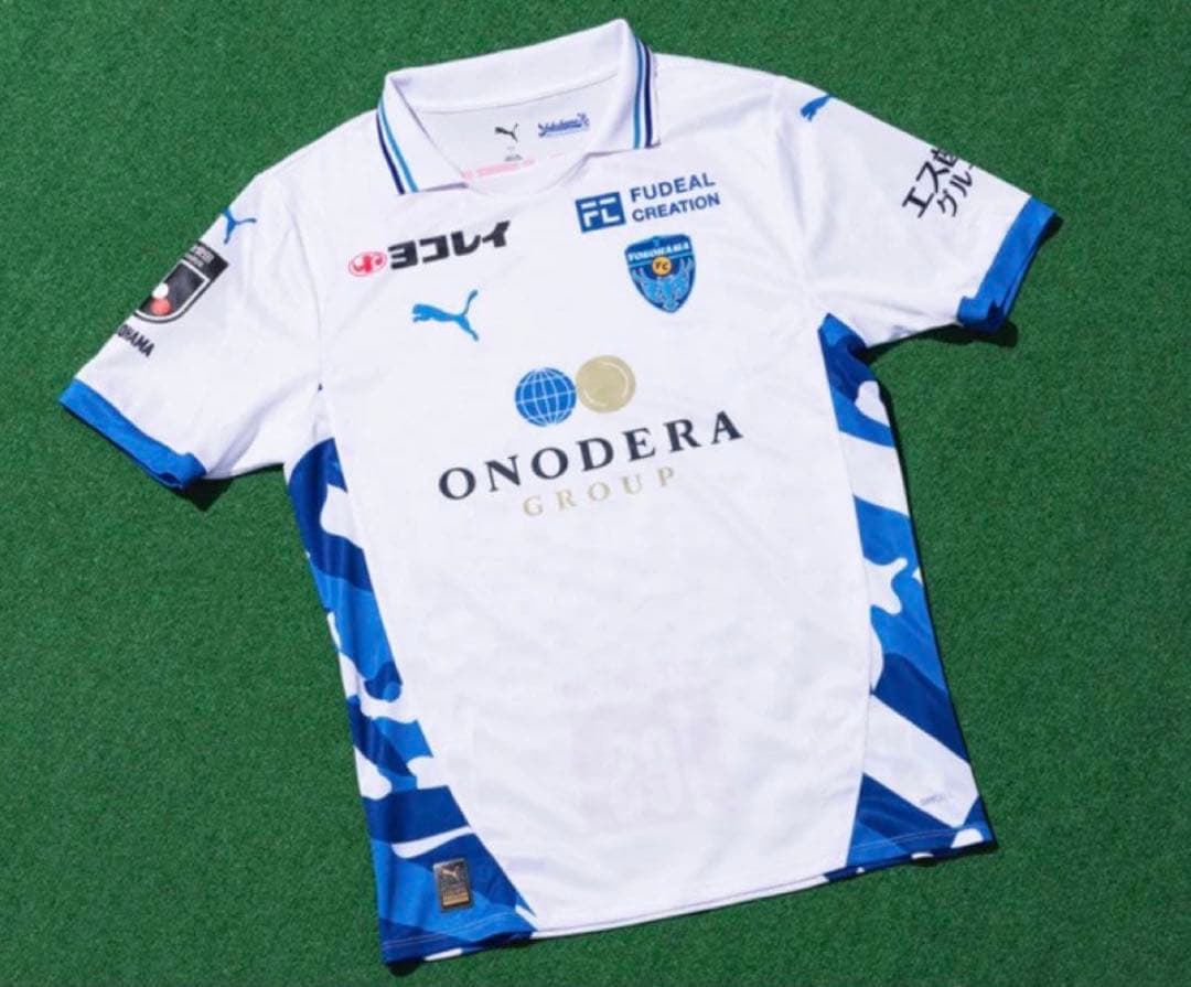 【開幕戦手渡し可】横浜FC2026百年構想リーグユニフォーム 2nd Lサイズ