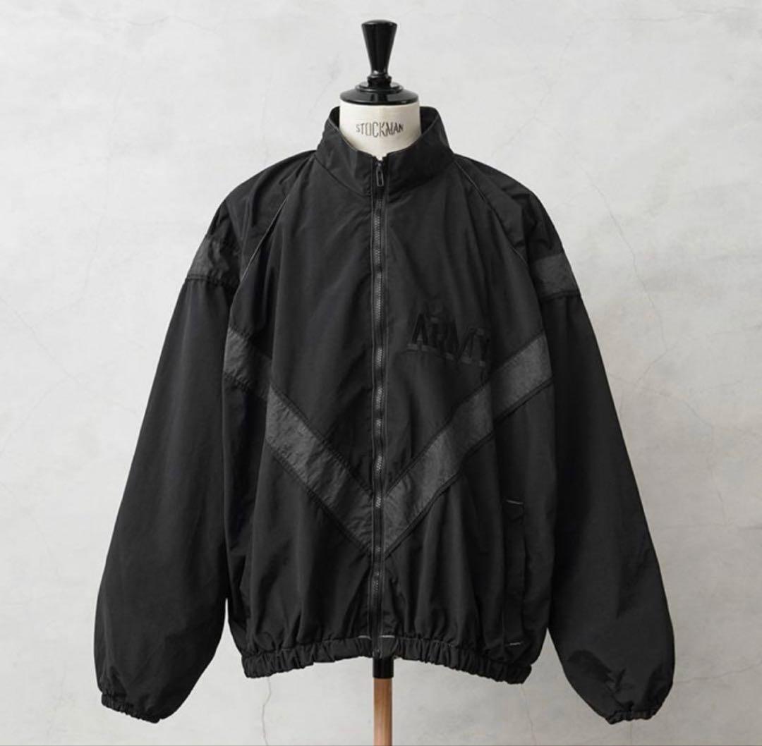 米軍 U.S.ARMY IPFU 黒染め ブラック ナイロンジャケット XXXL