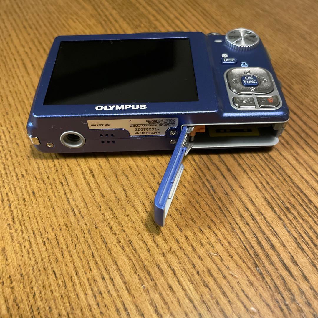 【動作確認済み】オリンパス OLYMPUS FE-330 デジタルカメラ ブルー