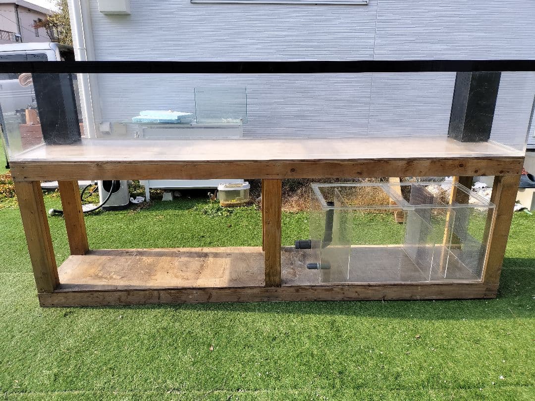 中古大型アクリルオーバーフロー水槽セット