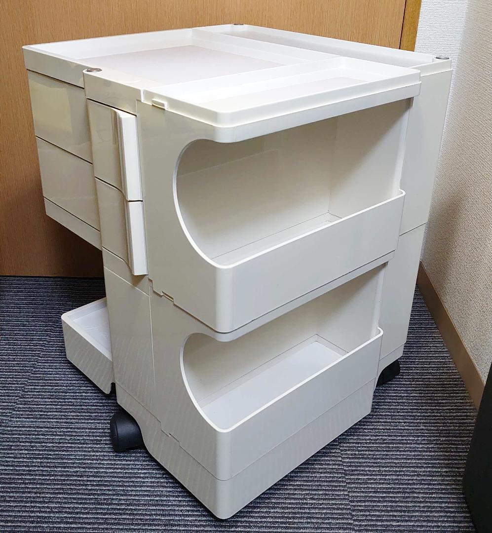 ボビーワゴン｜BOBY Wagon｜2段トレイ｜B-LINE 正規品｜ホワイト