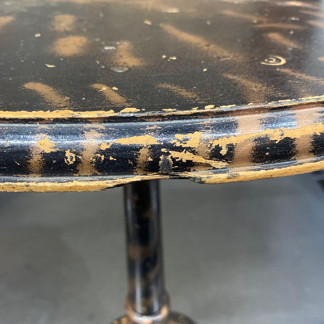 ヴィンテージ 1950’s 木製楕円形テーブル 約43cm 高さ