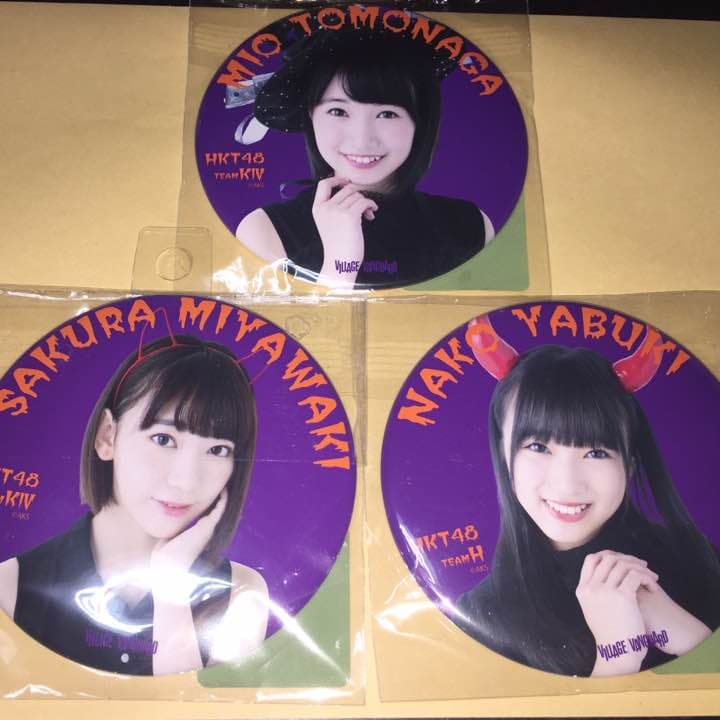 HKT48 ヴィレッジヴァンガード 限定 ハロウィン 缶バッジ 検)クリスマス
