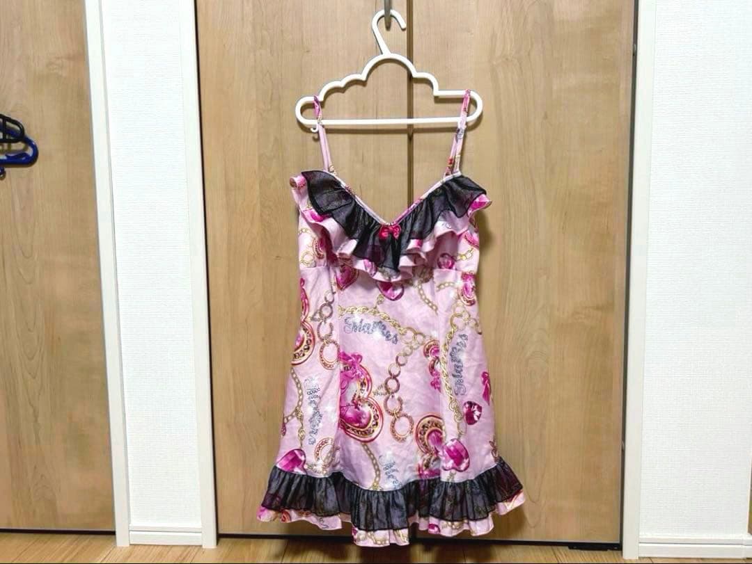 MARS♡AliceTime柄♡アリスタイム♡ドットチュール♡キャミトップスPK